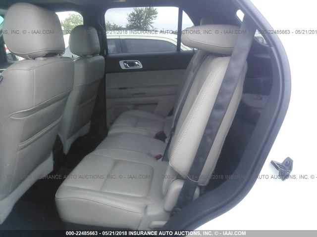 1FMHK7F84BGA63725 - 2011 FORD EXPLORER LIMITED 白色 照片 8