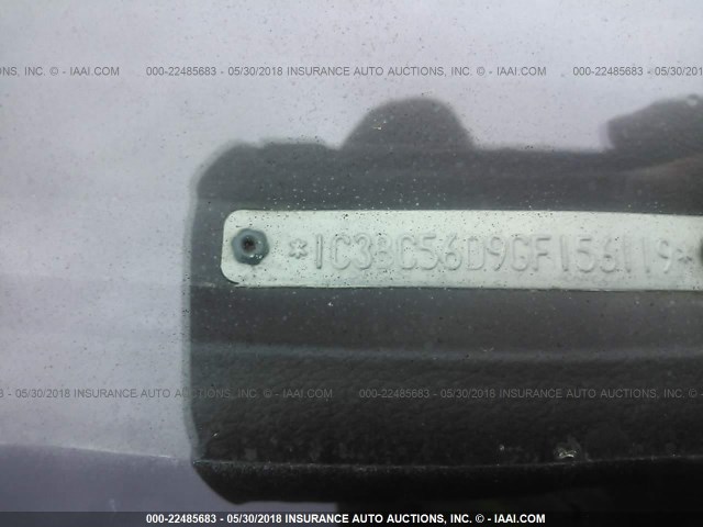 1C3BC56D9GF156119 - 1986 CHRYSLER LEBARON 黑色 照片 9