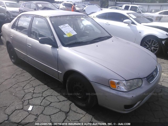 1NXBR12E81Z429552 - 2001 TOYOTA COROLLA CE/LE/S GOLD photo 1