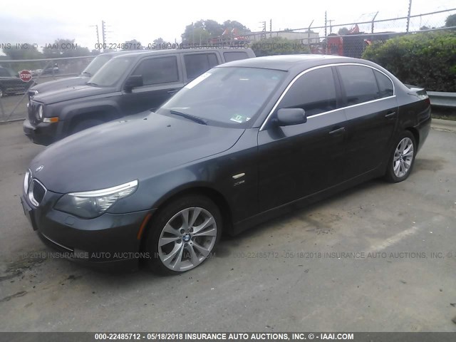 WBANV9C51AC137688 - 2010 BMW 535 XI Szary zdjęcie 2