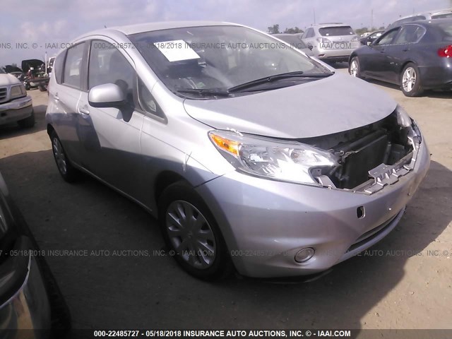 3N1CE2CP4EL429349 - 2014 NISSAN VERSA NOTE S/S PLUS/SV/SL SILVER photo 1