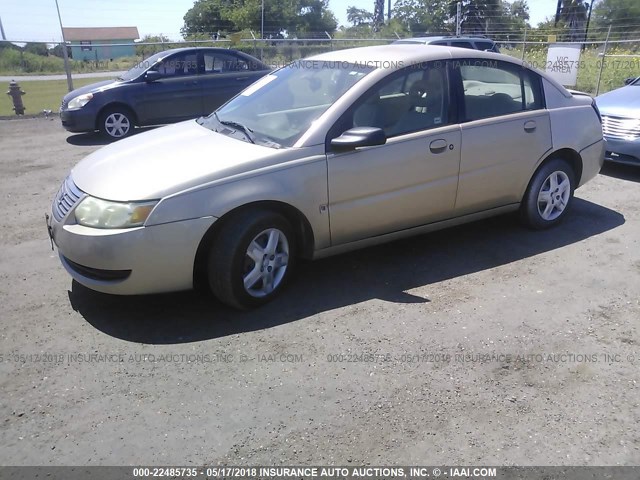 1G8AJ55F06Z121122 - 2006 SATURN ION LEVEL 2 Qızıl foto 2