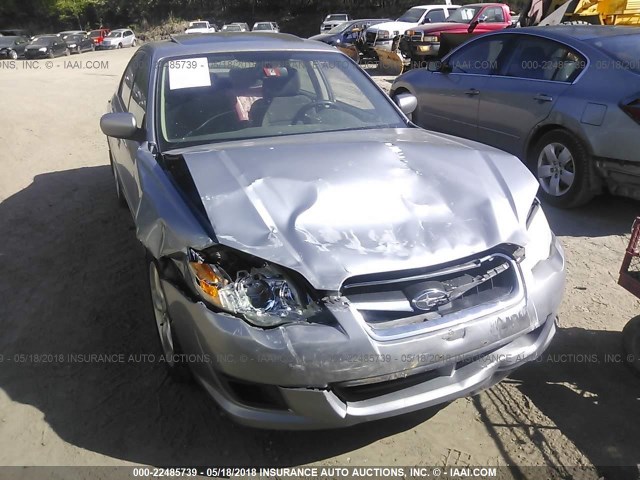 4S3BL616186222089 - 2008 SUBARU LEGACY 2.5I GRAY photo 6