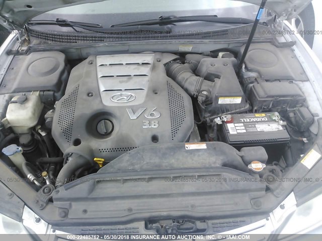 KMHFC46F37A203548 - 2007 HYUNDAI AZERA SE/LIMITED SILVER photo 10