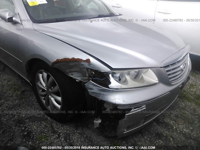 KMHFC46F37A203548 - 2007 HYUNDAI AZERA SE/LIMITED SILVER photo 6