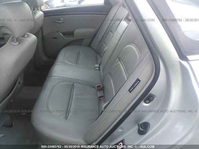 KMHFC46F37A203548 - 2007 HYUNDAI AZERA SE/LIMITED SILVER photo 8