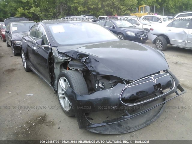 5YJSA1E29FF102235 - 2015 TESLA MODEL S BLACK photo 1