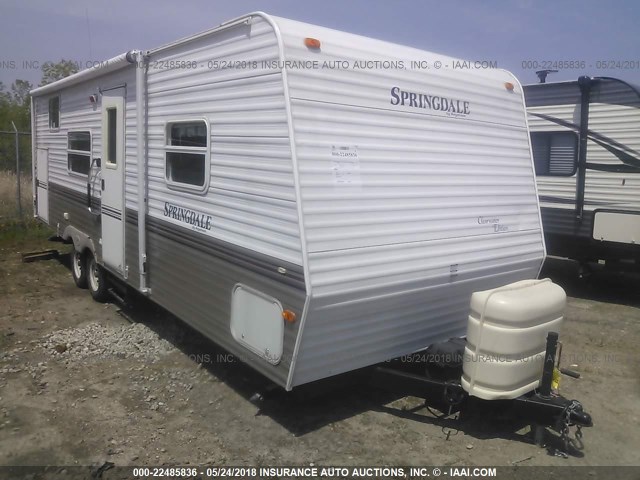 4YDT260276N131463 - 2006 KEYSTONE 260TVL  WHITE photo 1