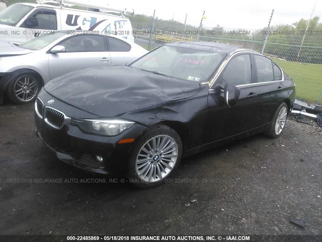 WBA3B5C51EP652522 - 2014 BMW 328 XI SULEV BLACK photo 2