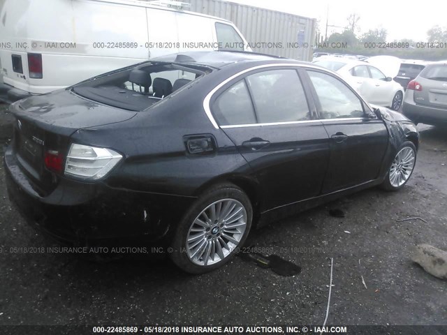 WBA3B5C51EP652522 - 2014 BMW 328 XI SULEV BLACK photo 4