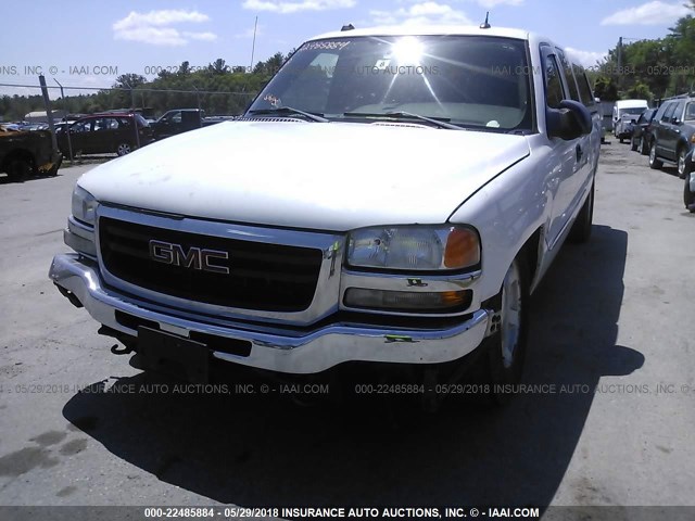 1GTEK19B65E285484 - 2005 GMC NEW SIERRA K1500 WHITE photo 6