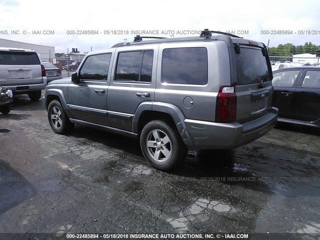 1J8HH48K07C606733 - 2007 JEEP COMMANDER GRAY photo 3