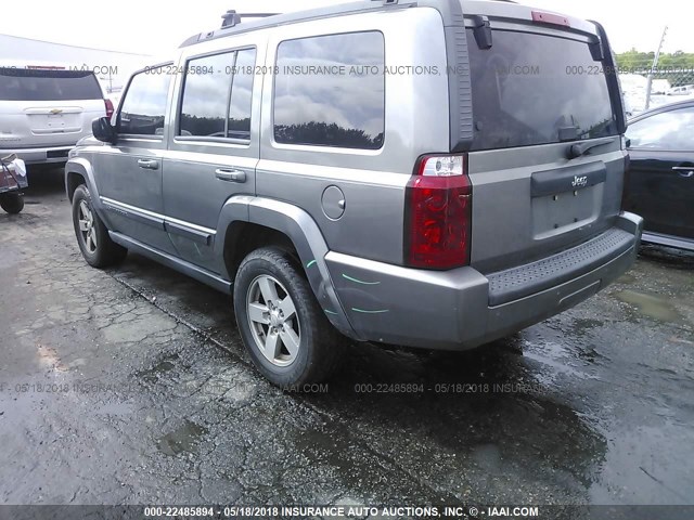 1J8HH48K07C606733 - 2007 JEEP COMMANDER GRAY photo 6