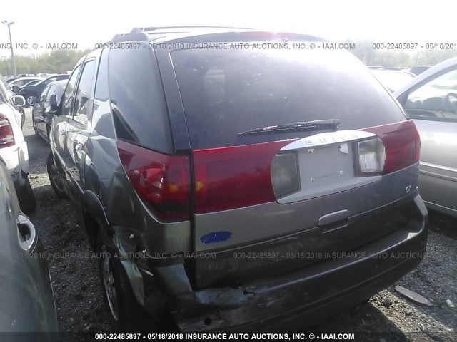 3G5DA03E23S502261 - 2003 BUICK RENDEZVOUS CX/CXL GRAY photo 3