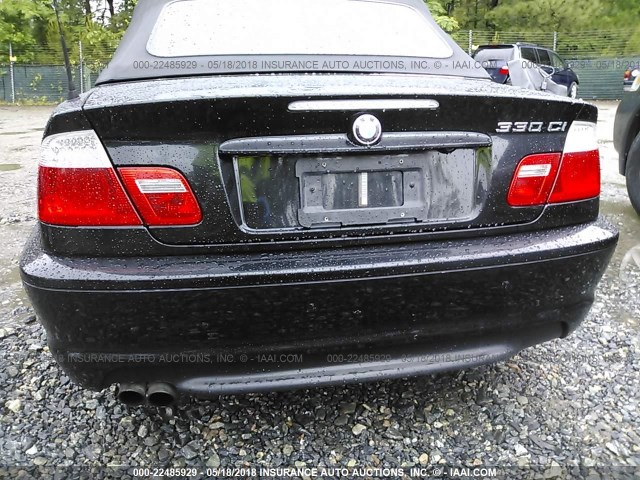 WBABW53426PZ41854 - 2006 BMW 330 CI BLACK photo 6