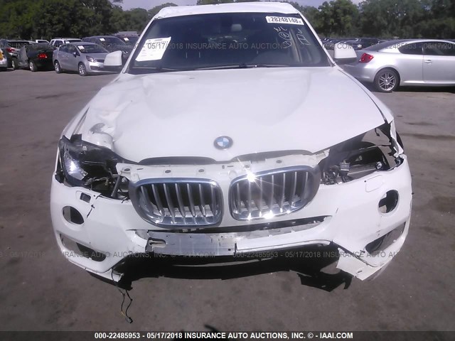 5UXWZ7C33H0X40263 - 2017 BMW X3 SDRIVE28I WHITE photo 6