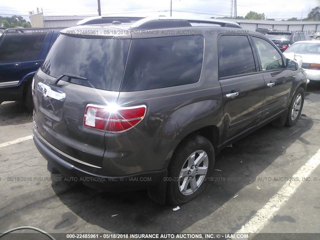 5GZER13718J148768 - 2008 SATURN OUTLOOK XE BROWN photo 4