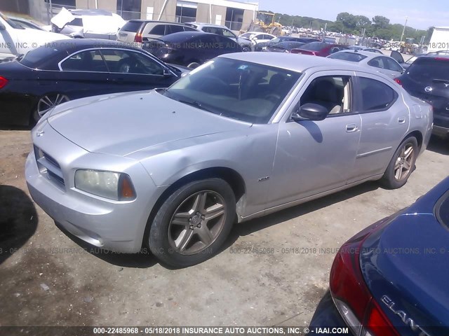 2B3LA53TX9H548062 - 2009 DODGE CHARGER R/T SILVER photo 2