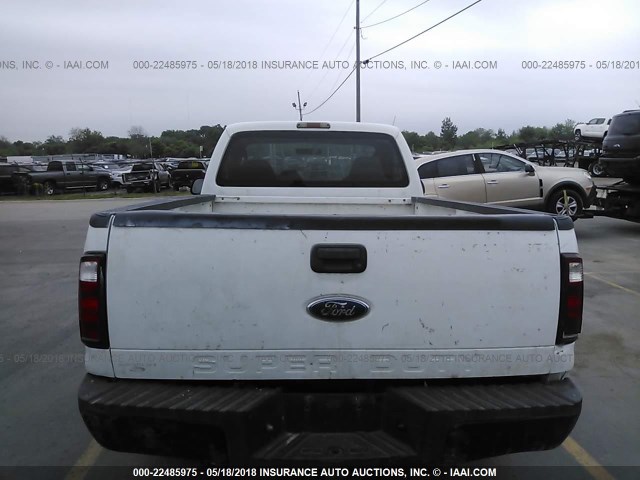 1FTNF20518EE19288 - 2008 FORD F250 SUPER DUTY WHITE photo 8