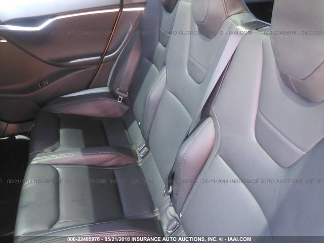 5YJSA1H24EFP62712 - 2014 TESLA MODEL S 银色 照片 8