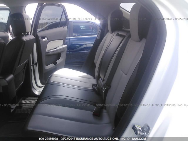 2GNALFEK6C6354097 - 2012 CHEVROLET EQUINOX LTZ WHITE photo 8