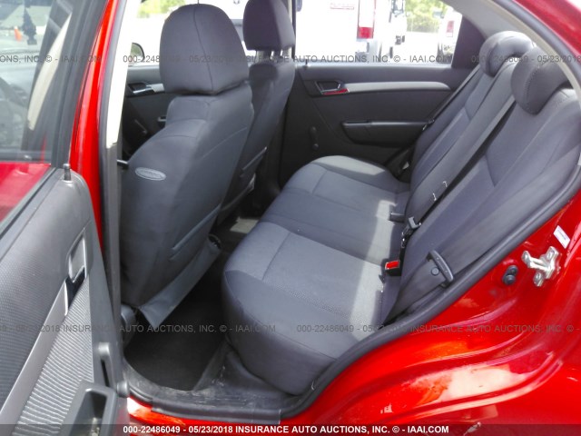 KL1TD5DEXBB125963 - 2011 CHEVROLET AVEO LS/LT 红色 照片 8