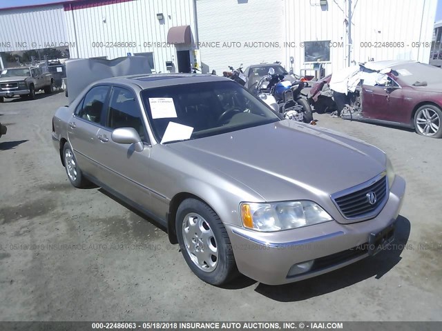 JH4KA9657YC004570 - 2000 ACURA 3.5RL Champagne photo 1