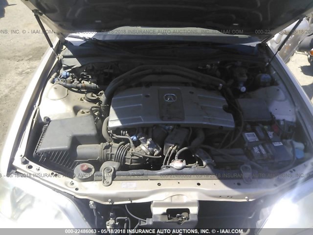 JH4KA9657YC004570 - 2000 ACURA 3.5RL Champagne photo 10