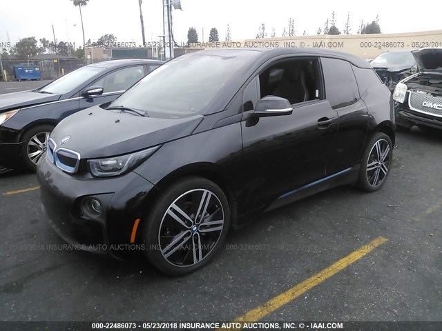 WBY1Z8C52HV889784 - 2017 BMW I3 REX BLACK photo 2