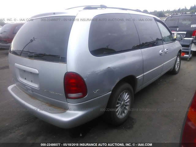 1C4GP54L9YB682985 - 2000 CHRYSLER TOWN & COUNTRY LXI SILVER photo 4