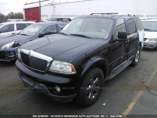 5LMEU78H53ZJ02061 - 2003 LINCOLN AVIATOR 黑色 照片 2