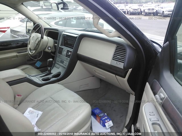 5LMEU78H53ZJ02061 - 2003 LINCOLN AVIATOR BLACK photo 5