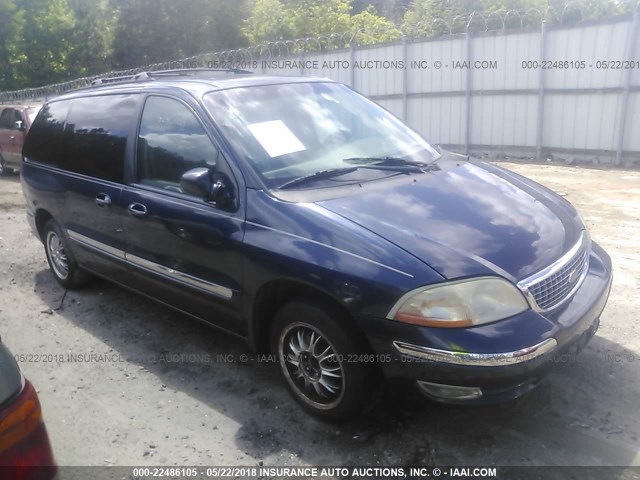 2FMZA52422BB59410 - 2002 FORD WINDSTAR SE Dark Blue photo 1