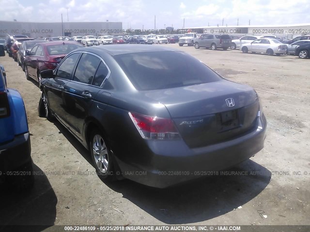 JHMCP26448C044445 - 2008 HONDA ACCORD LXP GRAY photo 3