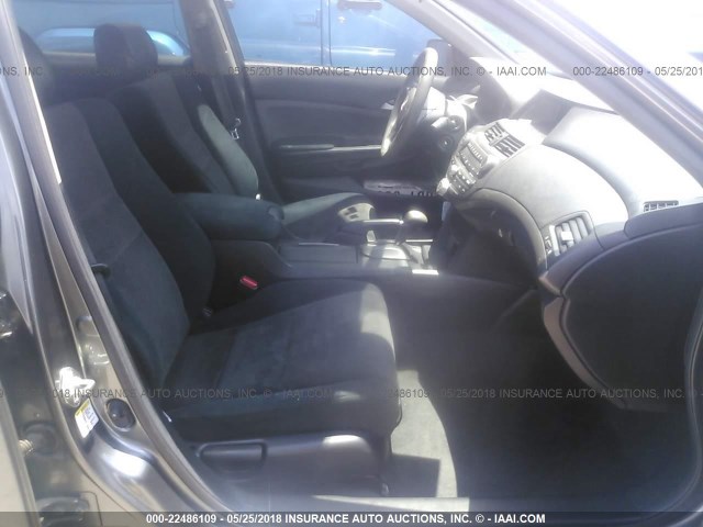 JHMCP26448C044445 - 2008 HONDA ACCORD LXP GRAY photo 5