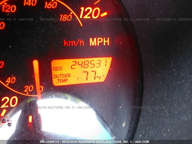 2T1KR32E03C090799 - 2003 TOYOTA COROLLA MATRIX XR BLUE photo 7