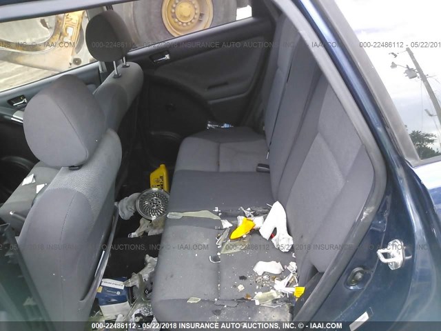 2T1KR32E03C090799 - 2003 TOYOTA COROLLA MATRIX XR BLUE photo 8