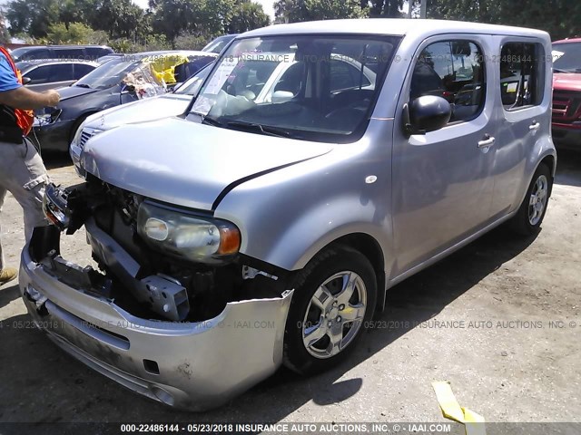 JN8AZ28R89T111887 - 2009 NISSAN CUBE S/SL SILVER photo 2