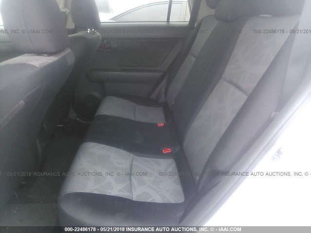 JTLZE4FE9DJ033487 - 2013 TOYOTA SCION XB თეთრი ფოტო 8