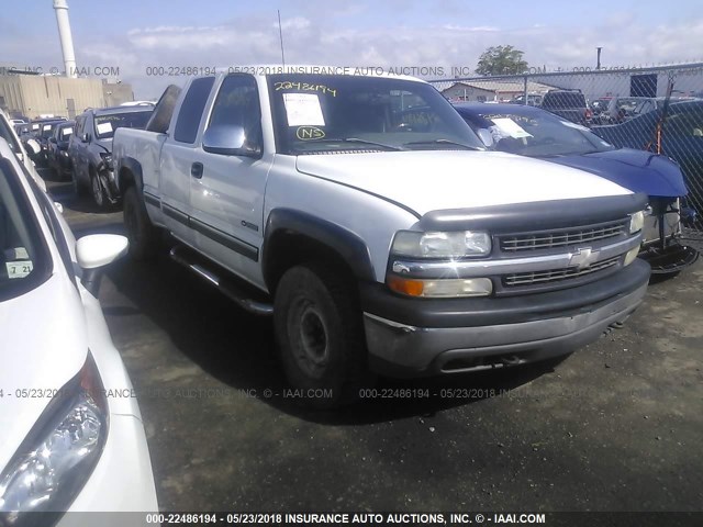 1GCGK29UXYZ151218 - 2000 CHEVROLET SILVERADO K2500 WHITE photo 1