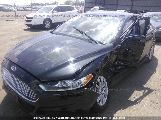 3FA6P0G7XFR253012 - 2015 FORD FUSION S BLACK photo 6