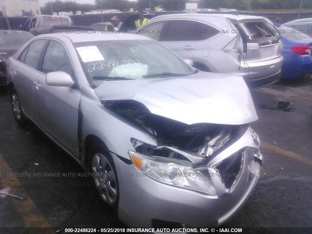 4T4BF3EKXBR140167 - 2011 TOYOTA CAMRY SE/LE/XLE SILVER photo 1