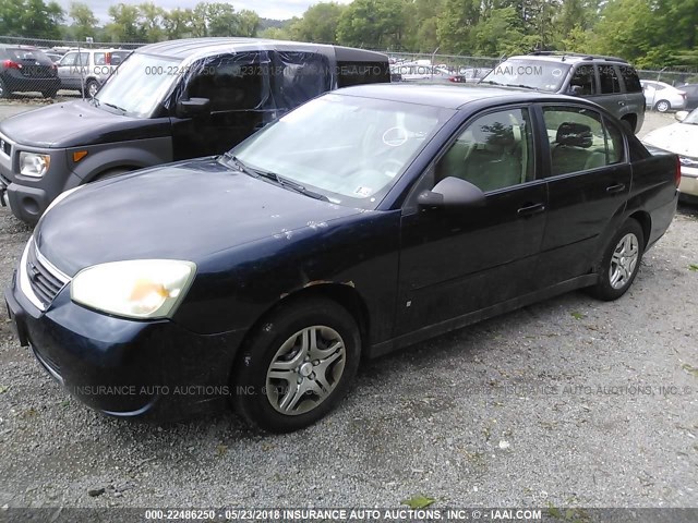 1G1ZS58F67F238779 - 2007 CHEVROLET MALIBU LS ლურჯი ფოტო 2