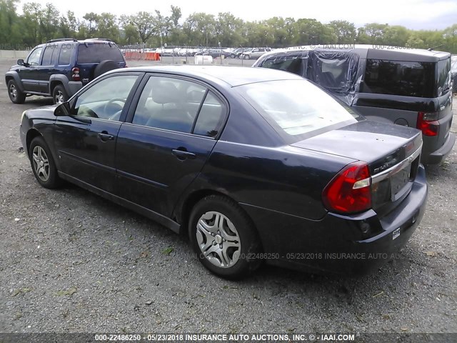 1G1ZS58F67F238779 - 2007 CHEVROLET MALIBU LS ლურჯი ფოტო 3
