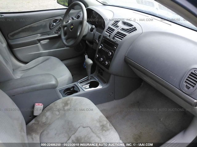1G1ZS58F67F238779 - 2007 CHEVROLET MALIBU LS ლურჯი ფოტო 5
