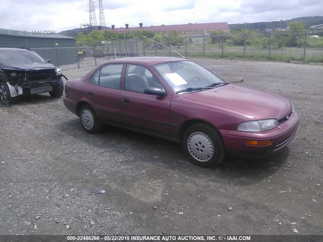 1Y1SK5262VZ461734 - 1997 GEO PRIZM LSI RED photo 1