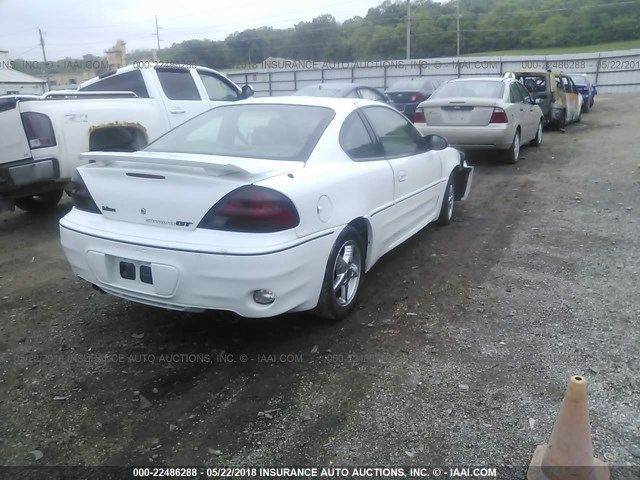 1G2NV12E64M616083 - 2004 PONTIAC GRAND AM GT1 WHITE photo 4