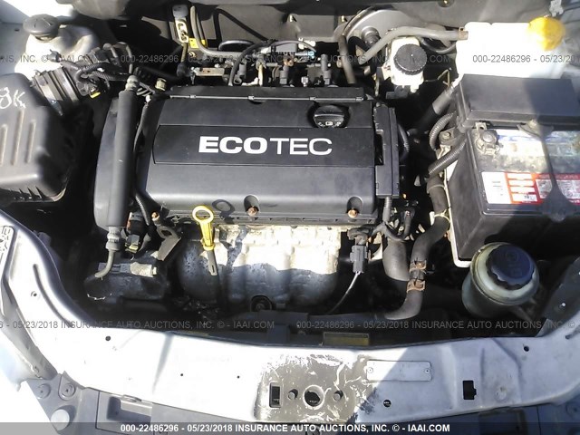 KL1TD66E59B652838 - 2009 CHEVROLET AVEO LS/LT 银色 照片 10