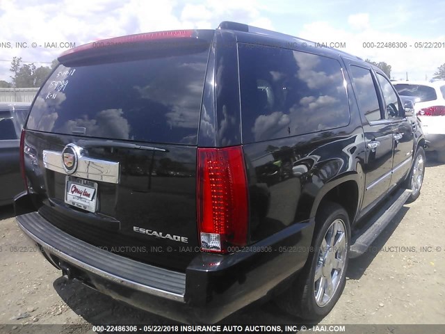 1GYS3HEF9DR154729 - 2013 CADILLAC ESCALADE ESV LUXURY BLACK photo 4