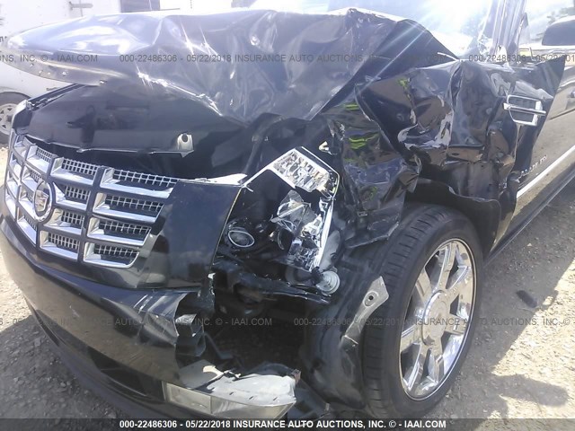 1GYS3HEF9DR154729 - 2013 CADILLAC ESCALADE ESV LUXURY BLACK photo 6